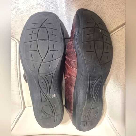 CLARKS Artisan Kessa Alcove Sz 7 Adjustable Strap Brown Leather - Picture 7 of 7